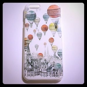 💕Free gift iphone 6 case balloons city sketch